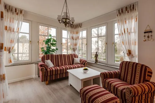 Wohnzimmer  Villa Christiane, Whg. 08