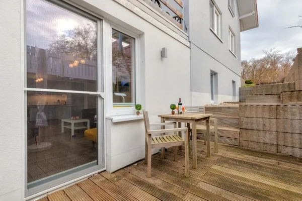 Terrasse  Ferienwohnung Johanna
