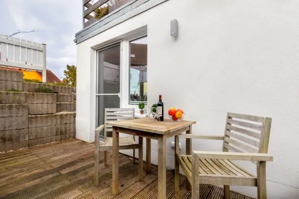 Terrasse  Ferienwohnung Johanna