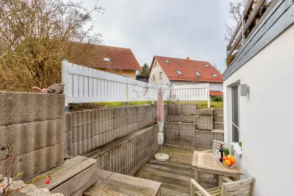 Terrasse  Ferienwohnung Johanna