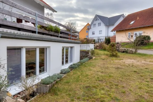 Garten  Ferienwohnung Johanna