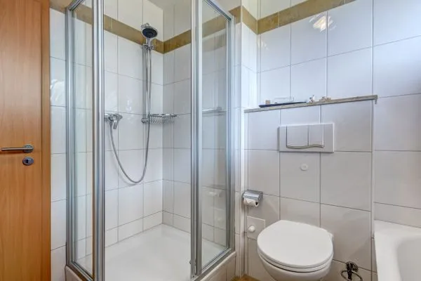 Badezimmer  Ferienwohnung Ostseeliebe