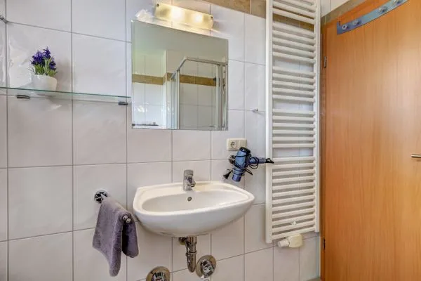 Badezimmer  Ferienwohnung Ostseeliebe