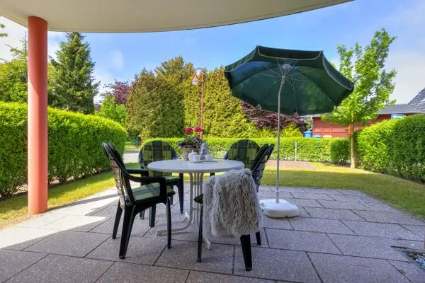 Terrasse  Ferienwohnung Ostseeliebe