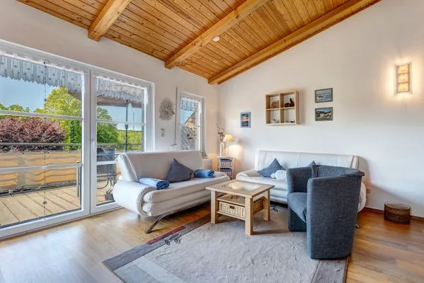 Wohnzimmer  Ferienwohnung Sunset