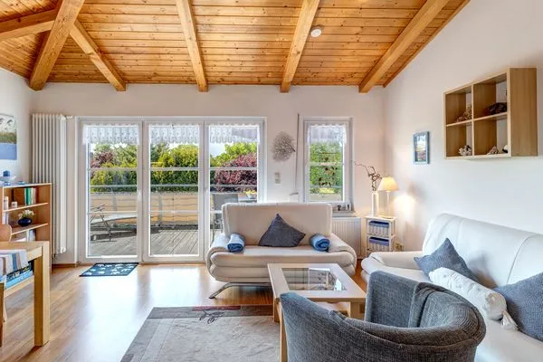 Wohnzimmer  Ferienwohnung Sunset