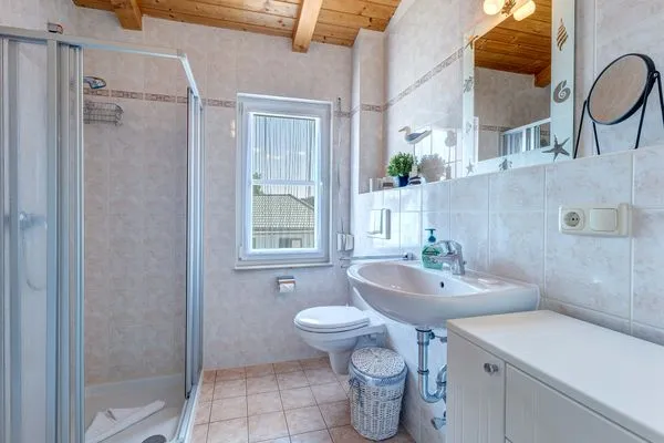 Badezimmer  Ferienwohnung Sunset