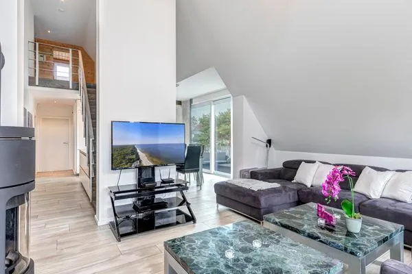 Wohnzimmer  Ferienhaus Elysium - Rosa