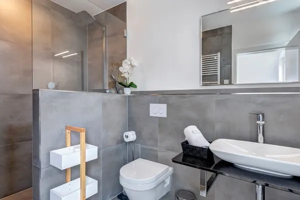 Badezimmer  Ferienhaus Elysium - Rosa