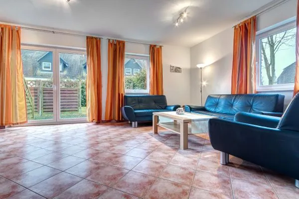 Wohnzimmer  Ferienhaus Seestern