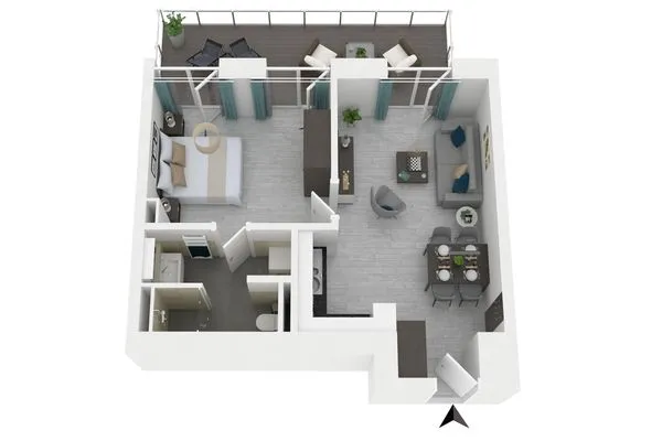 Ferienwohnung Boddenzeit Ostseebad Wustrow ZweiWasser Alte Seefahrtschule Grundriss  Boddenzeit