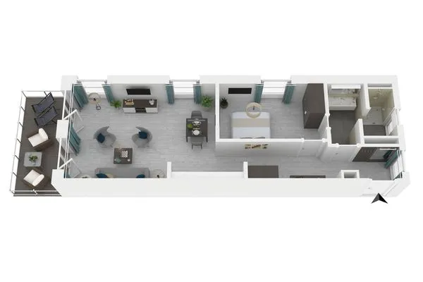 Ferienwohnung Ostseedeck Ostseebad Wustrow ZweiWasser Alte Seefahrtschule Grundriss  Ostseedeck