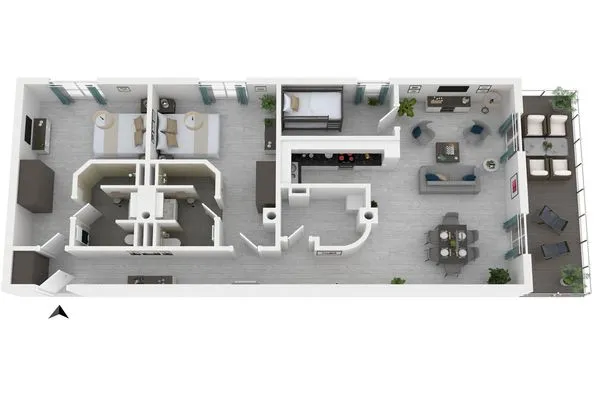 Grundriss  Boddentraum