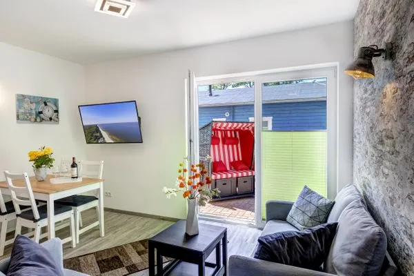 Terrasse  Ferienhaus Füürtoorn