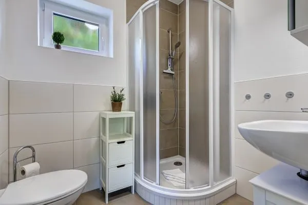 Badezimmer  Ferienhaus Füürtoorn