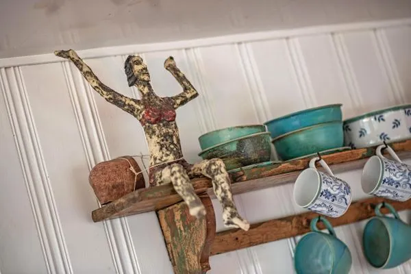 Dekoratives Detail  Kleiner Wagen