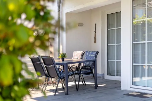 Terrasse  Ferienwohnung Maus