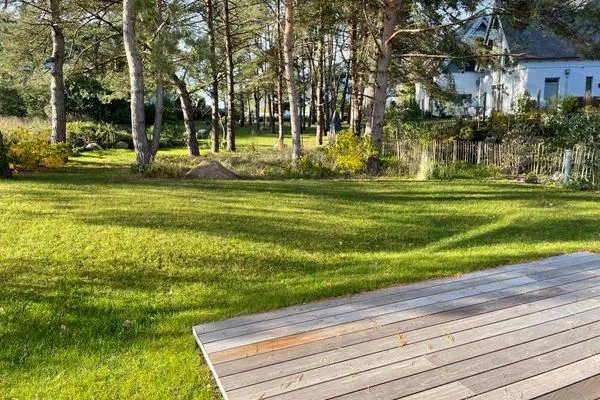 Gartenblick  Reethaus Loddinperle