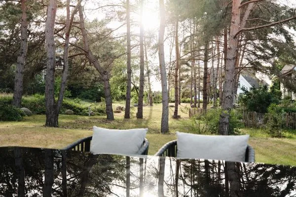 Gartenblick  Reethaus Loddinperle