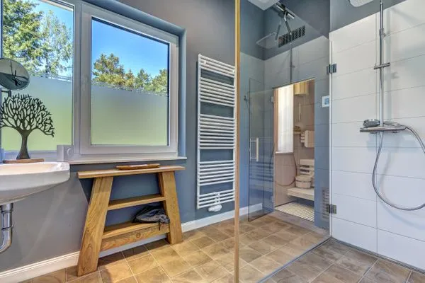 Badezimmer  Lodino Lodge