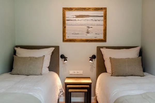 Schlafzimmer  Reethus 54° Loddin mit Sauna und Kamin