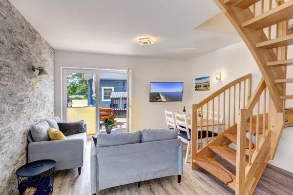 Wohnzimmer  Ferienwohnung Strandkörv