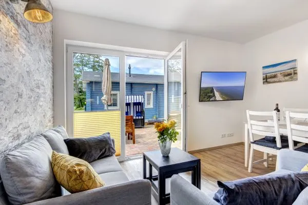 Wohnzimmer  Ferienwohnung Strandkörv