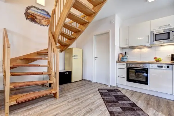 Küche / Küchenzeile  Ferienwohnung Strandkörv