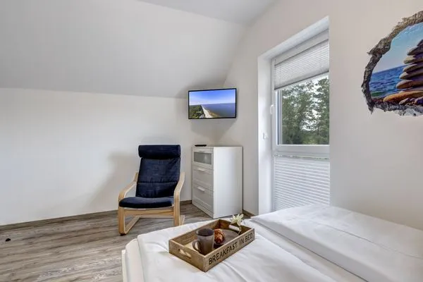 Schlafzimmer  Ferienwohnung Strandkörv