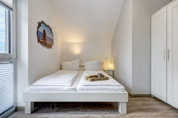 Schlafzimmer  Ferienwohnung Strandkörv