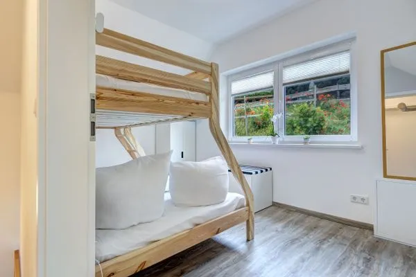 Schlafzimmer  Ferienwohnung Strandkörv