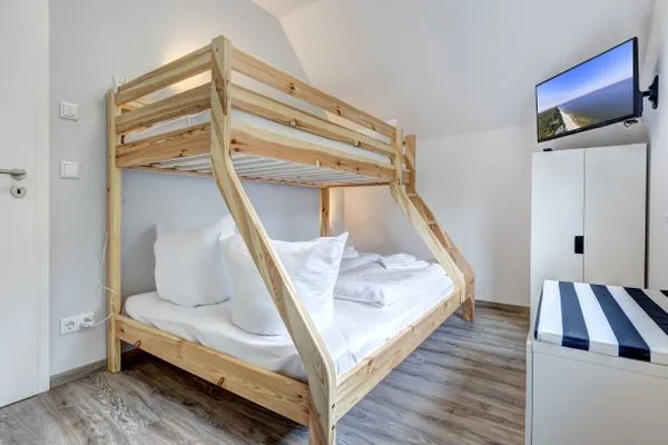 Schlafzimmer  Ferienwohnung Strandkörv