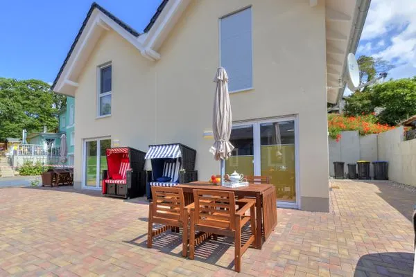 Terrasse  Ferienwohnung Strandkörv