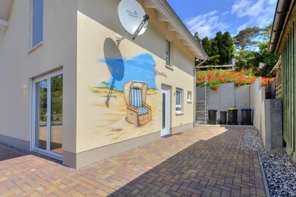 Fassade / Eingang  Ferienwohnung Strandkörv