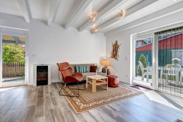 Wohnzimmer  Ferienhaus Schwalbennest