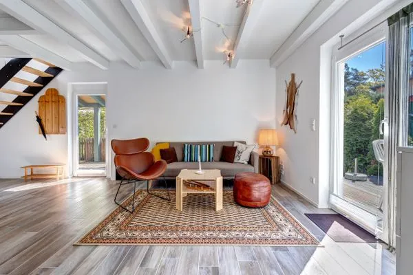 Wohnzimmer  Ferienhaus Schwalbennest