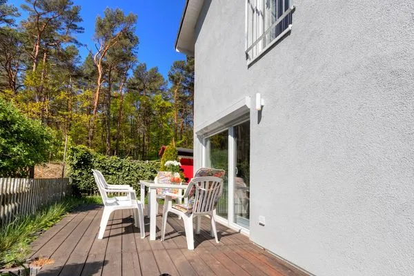 Terrasse  Ferienhaus Schwalbennest