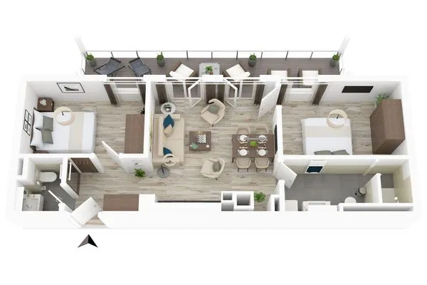 Ferienwohnung Boddendomizil Ostseebad Wustrow ZweiWasser Alte Seefahrtschule Grundriss  Boddendomizil