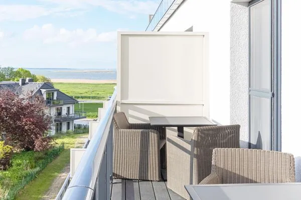 Ferienwohnung Boddenflair Ostseebad Wustrow ZweiWasser Alte Seefahrtschule Sonnenbalkon  Boddenflair
