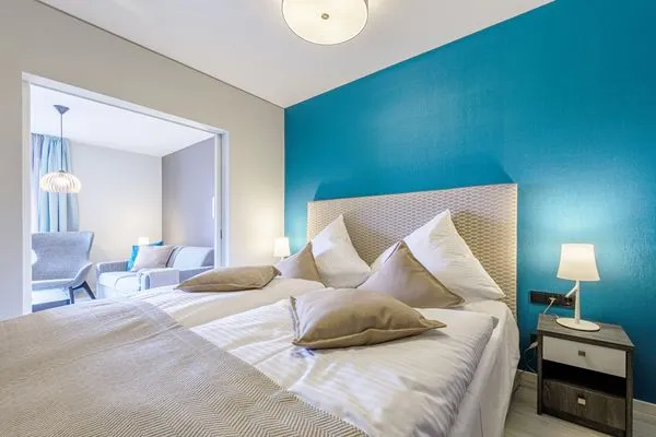 Ferienwohnung Boddenglück Ostseebad Wustrow ZweiWasser Alte Seefahrtschule Schlafzimmer  Boddenglück