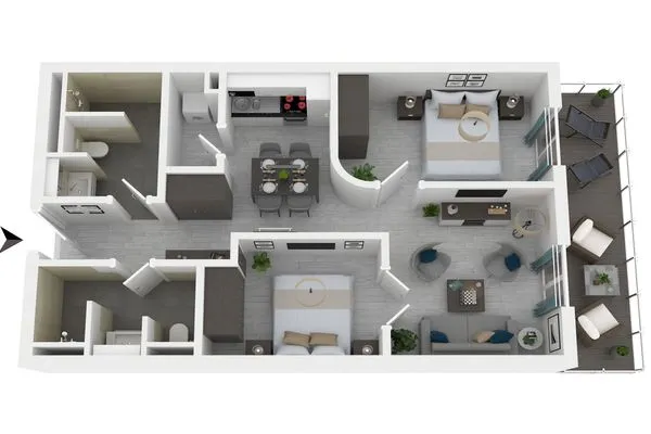 Ferienwohnung Boddenglück Ostseebad Wustrow ZweiWasser Alte Seefahrtschule Grundriss  Boddenglück