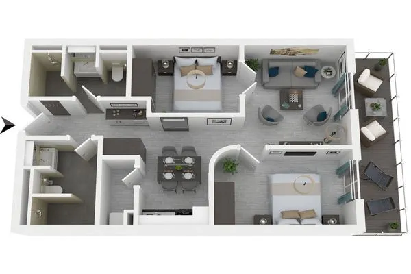 Ferienwohnung Boddenperle Ostseebad Wustrow ZweiWasser Alte Seefahrtschule Grundriss  Boddenperle