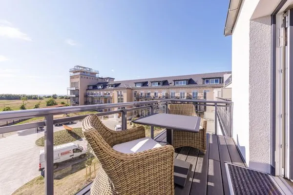 Ferienwohnung Sonnenberg Ostseebad Wustrow ZweiWasser Alte Seefahrtschule Sonnen Balkon  Sonnenberg