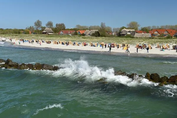 Ferienwohnung Boddenzauber Ostseebad Wustrow ZweiWasser Alte Seefahrtschule Nahegelegener Strand  Boddenzauber