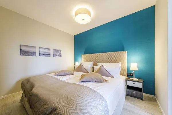 Ferienwohnung Boddenzauber Ostseebad Wustrow ZweiWasser Alte Seefahrtschule Schlafzimmer  Boddenzauber