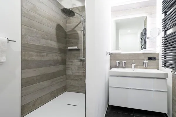 erienwohnung Dünenrast Ostseebad Wustrow ZweiWasser Alte Seefahrtschule Badezimmer  Dünenrast