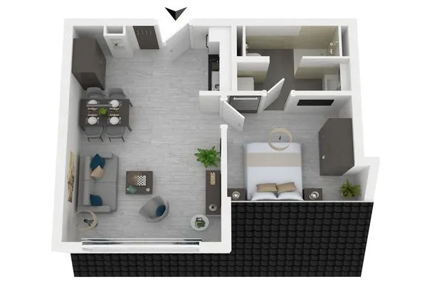 erienwohnung Dünenrast Ostseebad Wustrow ZweiWasser Alte Seefahrtschule Grundriss  Dünenrast