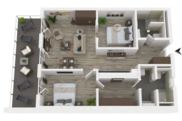 Ferienwohnung Dünenlounge Ostseebad Wustrow ZweiWasser Alte Seefahrtschule Grundriss  Dünenlounge