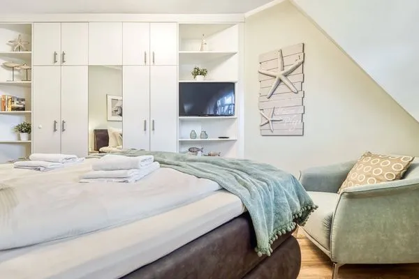 Schlafzimmer  Ferienhaus Haubenlerche 27