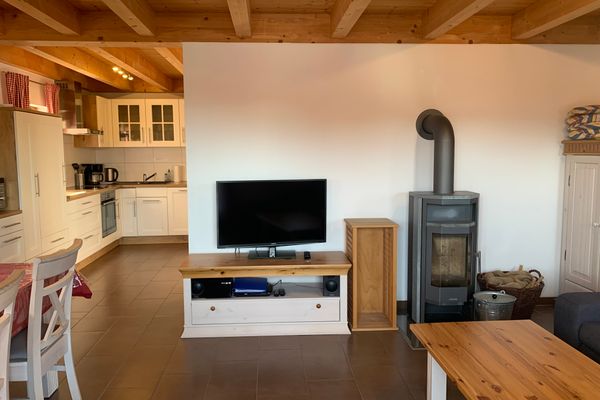 Feriendorf Via Claudia Ferienhaus Lechsee Ferienwohnungen in Lechbruck - Kamin-/Ofen